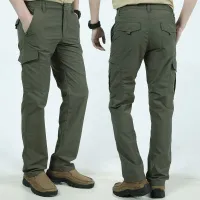 Men's waterproof quick-drying cargo trousers