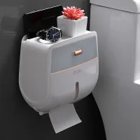 Holder On Toilet Paper 1pc, Double layer Large capacity Box On Store Napkins, Wall holder On Toilet Paper, Waterproof Box On Napkins, Accessories To Hotel Bathroom