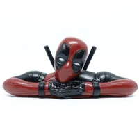 Plastic figure of the popular character Deadpool