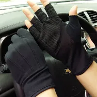 Bawełniane rękawiczki bez palców dla mężczyzn