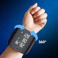 Smart Touch LCD Display Monitor krvného tlaku na zápästí