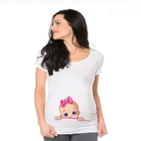 Dámske tričko pre tehotné s krátkym rukávom