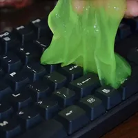 Cleaning gel slime for removing dust from inaccessible places