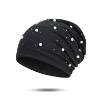 Stylish ladies cap with pearls