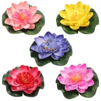 Fleur de nénuphar artificielle 5 pcs H984