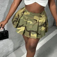 Original made-up skirt with camouflage printing