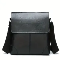 Men's shoulder bag - business Messenger PU leather bag