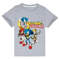 Detské tričko s krátkym rukávom a Sonic ježkovou potlačou