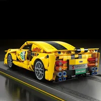 ToylinX City sport autó készlet 451 alkatrészek Luxus autóverseny jármű szuper verseny kocka Játékok gyerekeknek Fiúk ajándéka