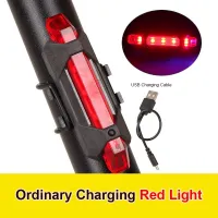 LED USB light on bike