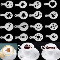 Šablóny obrázkov na kávu - 16 kusov
