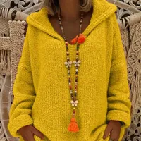 Johanna - Knitted sweater with hood