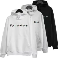 Bluză oversized „Friends” cu glugă