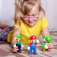 Gyerek figura mozgatható végtagok Super Mario design