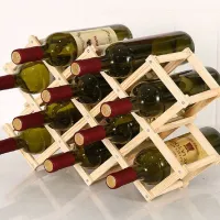 Wooden wine rack C75