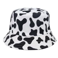 Stylish summer hat with animal patterns