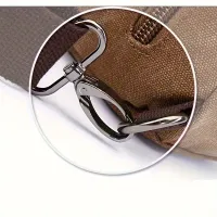 Fashionable men's chest bag - portable canvas bag, sports small breast bag, hanging bag, cross shoulder bag for outdoor activities