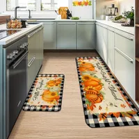 Kitchen set with pumpkin motif 2 pieces (40.64x60.96cm / 40.64x119.38cm)