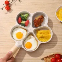 5 omelet pan with non-sticky surface Maifan Stone - floral shape, universal for all types of stoves