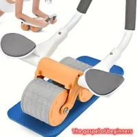 1 pc Automatic Reflection Abdominal Training Roller with Elbow Support