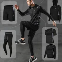 Fitness kit for men with 5-piece compression