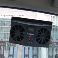 Solar exhaust fan for car