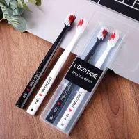 Modern toothbrush set for Justin in love