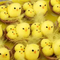 Easter chicks 4 cm decoration