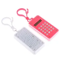 Mini calculator de buzunar cu puzzle Cindra