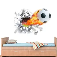 Sticker 3D pentru perete - fotbal