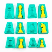 Silicone moulds for chess