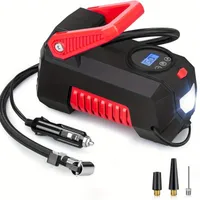 Air Compressor Pneumatic Inflator Portable Air Pump For Autopneumatics 12V DC Pump To Car 100PSI With LED Light For Cars, Wheels and Other Inflatable Things