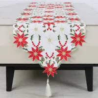 Christmas embroidered table set