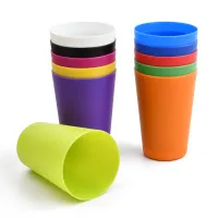 Set, Drink Cup made of colored plastic, unbreakable party utensils