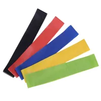 5 color booster rubber belts + bag