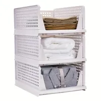 Multifunkční skládací skříň s úložnými zásuvkami, praktický pomocník pro organizaci oblečení