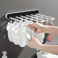 Dryer for balcony with pegs, multifunctional dryer for underwear, socks and lingerie
