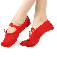Canvas tánc balett cipők