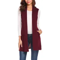 Women's casual spring and autumn long vest Jodi
