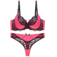 Ensemble de lingerie sexy pour femme avec soutien-gorge push-up Armstrong