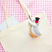 Plyšová hračka Pingu Penguin s karabinou pro zavěšení na tašku