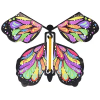 Lietajúci motýľ s gumovým pohonom - sada 5 kusov