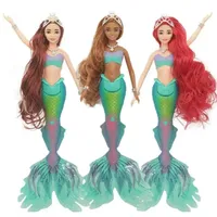 Singing and glowing doll for girls in the make mermaid