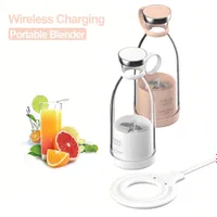 Portable Blender Smoothie Makers, Mini Jug Blenders, multifunctional personal blender with USB charging, for baby food, travel, office, home, gym white 350ml