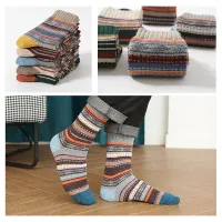 Teplé vlnené štýlové ponožky