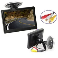 Bezdrôtová parkovacia kamera s monitorom do auta (Čierna 12V)
