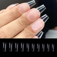 Artificial nail tips for manicure - 100pcs