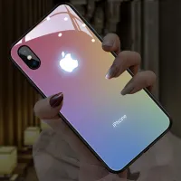 Flashing shockproof cover for Apple iPhone