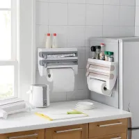 4-in-1 kitchen roll dispenser