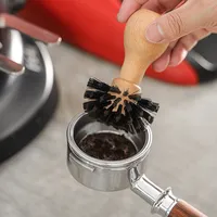 Perie profesională pentru curățarea filtrului de cafea de 58mm pentru întreținerea igienică și eficientă a portafiltrului